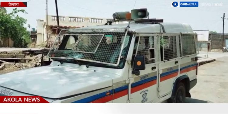 व्हिडीओ : कोरोनाचे रुग्ण आढळल्याने तेल्हारा शहरातील अनेक भाग सील बंद