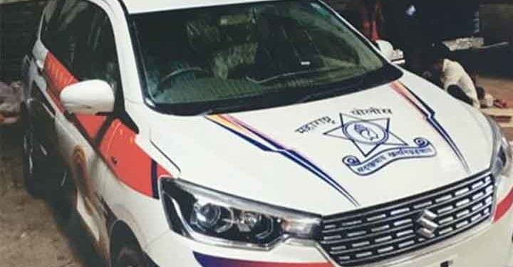 gps system police van