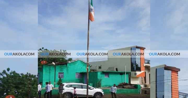 National Flag hoisted upside down in