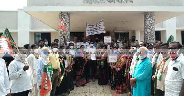 तेल्हारा भाजपाच्या महिला आघाडी