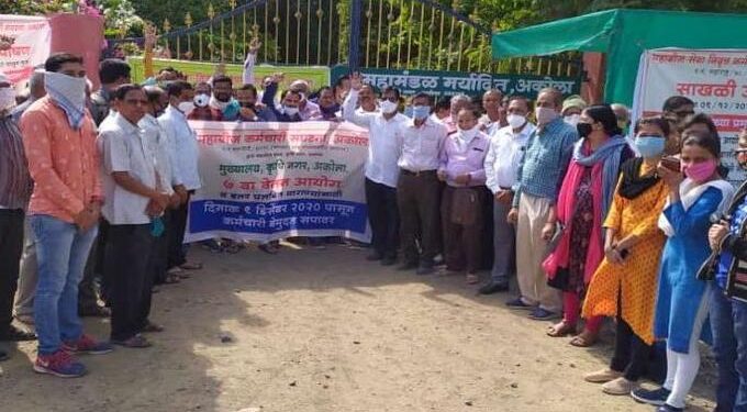 महाबीज अधिकारी व कर्मचारी संपावर