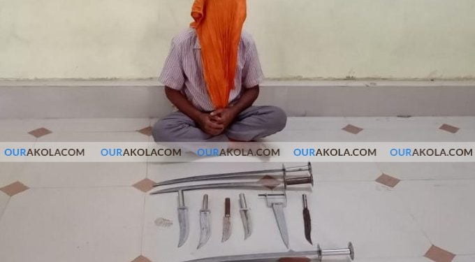 दहशतवाद विरोधी पथकाचा अवैध शस्त्र साठयावर छापा,एकाला अटक