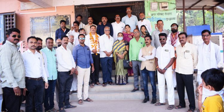 तेल्हारा नगर परिषद स्वीकृत सदस्यपदी अनुप पा.मार्के यांची अविरोध निवड