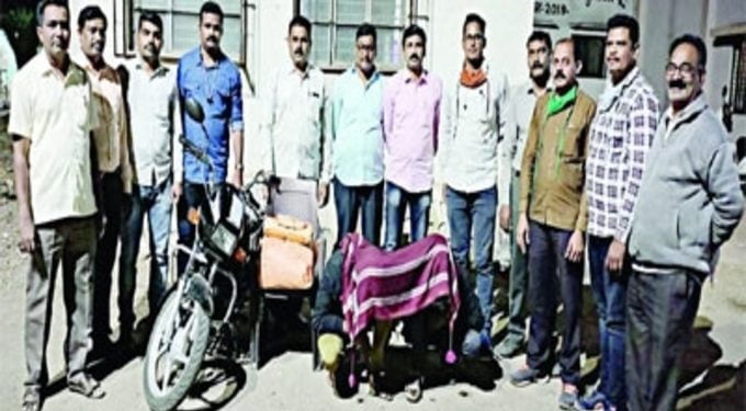 मूर्तिजापूरमध्ये २.३६ लाखांचा गांजा जप्त,अवैधरीत्या गांजाची वाहतूक करणार्‍यांना दोन आरोपीना अटक