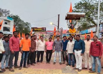 рддреЗрд▓реНрд╣рд╛рд░рд╛ рд╡рд┐рдХрд╛рд╕ рдордВрдЪрдЪреНрдпрд╛ рд╡рддреАрдиреЗ рд╢рд┐рд╡рдЬрдпрдВрддреА рдЙрддреНрд╕рд╛рд╣рд╛рдд рд╕рд╛рдЬрд░реА