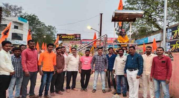 तेल्हारा विकास मंचच्या वतीने शिवजयंती उत्साहात साजरी