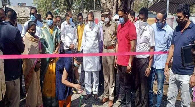 आमदार श्री गोवर्धन शर्मा यांच्या विकासनिधीतून प्रभाग क्र. १२ येथे रस्त्याचे भूमिपूजन