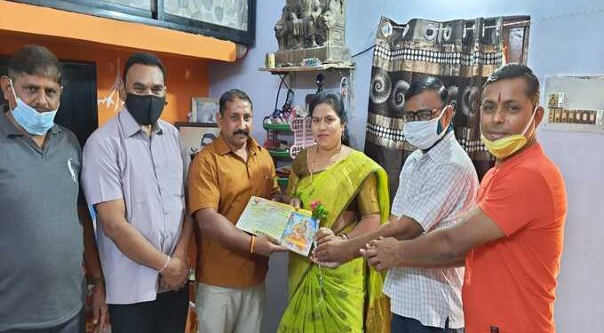 जागतिक महिला दिना निमित्त श्री विद्यावर्धिणी बहुउद्देशीय संस्थेच्या वतीने महिलांचा सत्कार..