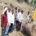 ग्राम ईसापूर येथे पाण्याची पातळी वाढविण्यासाठी लोकसहभातुन नदीचे खोलीकरण