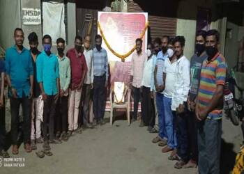 संभाजी मंडळाच्या वतीने महात्मा बसवेश्वर महाराज व संभाजी महाराज जयंती साजरी