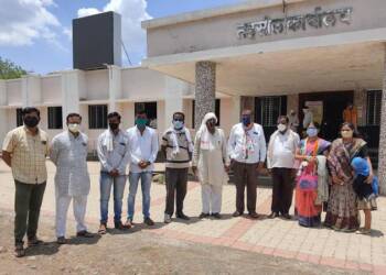 पेट्रोल डिझेल दरवाढ विरोधात तेल्हारा तालुका राष्ट्रवादी काँग्रेस पक्षाचे आंदोलन