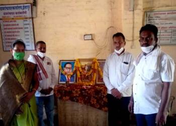 ईसापुर ग्रामपंचायतीमध्ये अहील्यादेवी होळकर यांची जयंती साजरी
