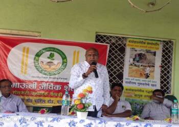 पातुर येथे डॉ. पंजाबराव देशमुख जैविक शेती मिशन अंर्तगत शेतमाऊली शेतकरी उत्पादक कंपनीचा भुमीपुजन सोहळा थाटात संपन्न