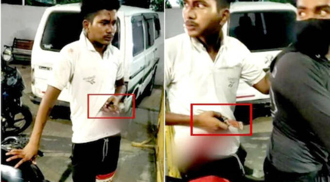 मित्राकडून हत्येचा प्रयत्न; पोटात अडकलेला चाकू घेऊन तरुण पोहोचला पोलीस ठाण्यात