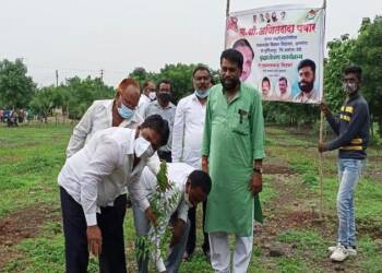 भाऊसाहेब बिडकर विद्यालय अनभोरा येथे वृक्षारोपण