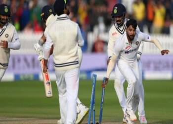 सिराजनं (Siraj) लॉर्ड्सवर स्टम्प