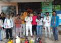 वंचित बहुजन आघाडीच्या वतीने तेल्हारा शहरात फवारणी
