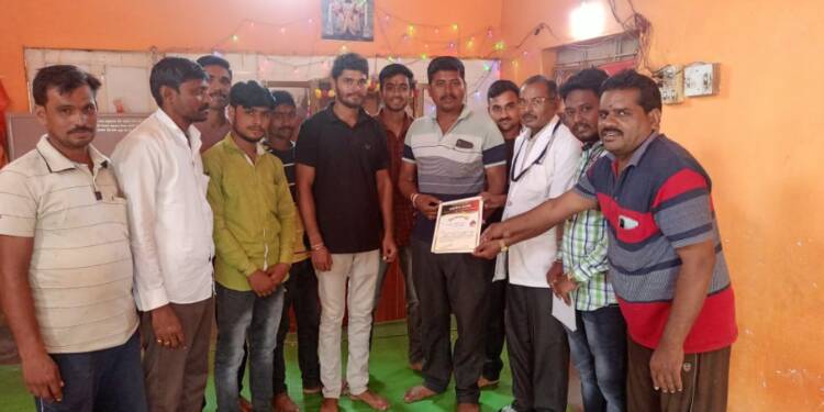 रुईखेड येथे रक्तदान शिबिर संपन्न या शिबिरात 30 जणांनी केले रक्तदान