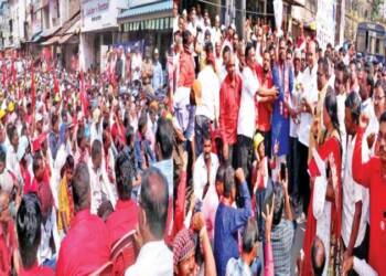 हसन मुश्रीफ यांची मोर्चामध्येच घोषणा