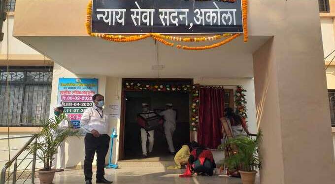 या वर्षातील शेवटच्या राष्ट्रीय लोकअदालत चे आयोजन