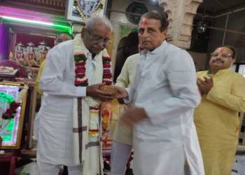 अध्यक्षपद जबाबदारीचे काम आपण भक्तांच्या सहकार्याने पार पाडू – माजी आ.गजानन दाळू गुरुजी