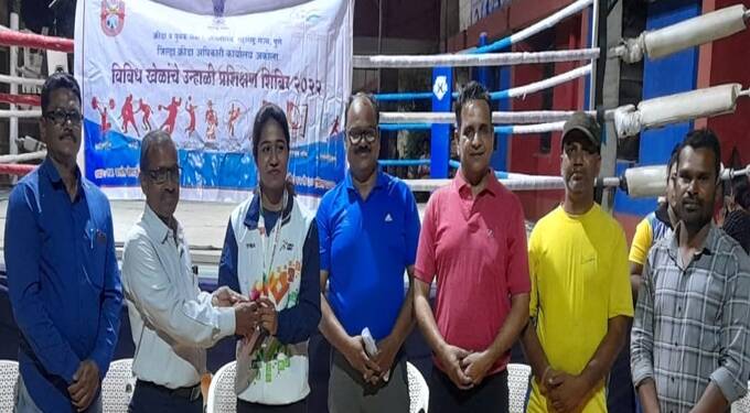 उन्हाळी क्रीडा प्रशिक्षण शिबिराचा समारोप