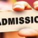 admission