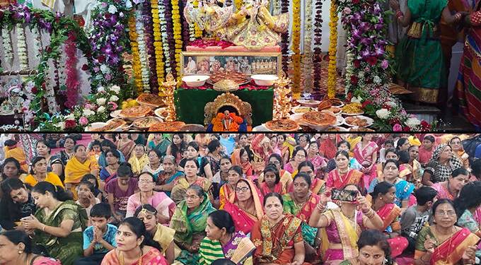 इस्काॅनच्या श्रीकृष्ण जन्मोत्सव सप्ताह सोहळ्याला आनंदाची भरती