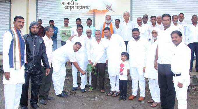 वाडेगांव ग्राम पंचायत येथे आजादी का अमृत महोत्सव मोठया उत्साहत साजरा