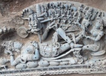 सिंदखेडराजा येथे उत्खननात आढळली भगवान विष्णुची दुर्मिळ मूर्ती