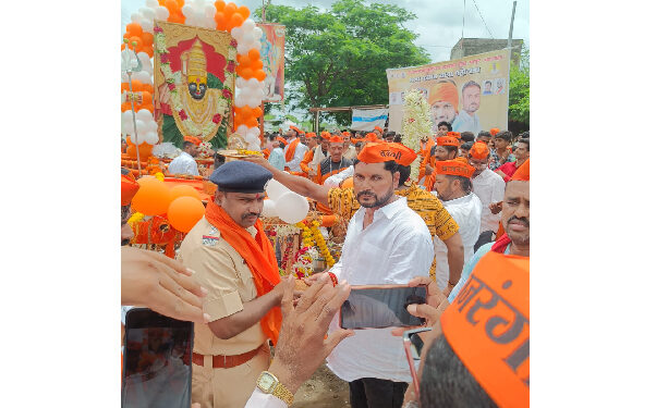 सिदाजी महाराज व्यायाम शाळेच्या वतीने पातुर शहरात निघाली भव्य कावड यात्रा…
