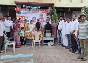 प्रधानमंत्री नरेंद्र मोदी यांच्या वाढदिवसाचे औचित्य साधून पातूर येथे  भव्य रोग निदान  शिबिर संपन्न