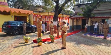 जिल्हा पोलीस अधीक्षक अर्चित चांडक यांच्या उपस्थितीत तेल्हारा पो.स्टे.चे वार्षिक निरीक्षण